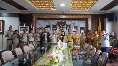 Wali Kota Bandar Lampung, Eva Dwiana, Menerima Audiensi Pimpinan Badan Pertanahan Nasional Kota Bandar Lampung