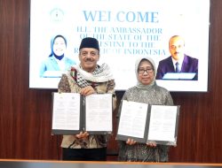 Perluasan Akses Pendidikan Global, Unila Teken MoU dengan Kedutaan Besar Palestina