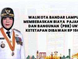 Pemerintah Kota (Pemkot) Bandar Lampung memberlakukan kebijakan pembebasan Pajak Bumi dan Bangunan (PBB) untuk nilai tagihan kecil