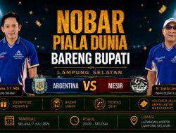 Malam Ini! Nobar Argentina vs Mesir di Lapangan Korpri Hadirkan Hiburan, UMKM, dan Doorprize