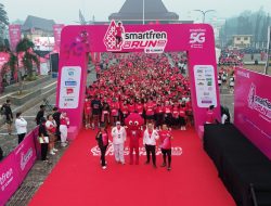 FUN RUN SMARTFREN 5G Palembang Hadirkan Semangat Lari Bersama Ribuan Peserta