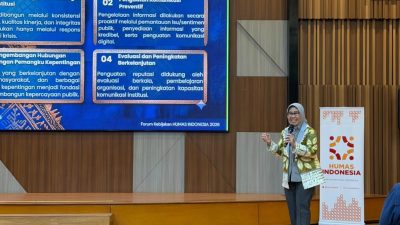 Dari Krisis Menjadi Berkah, Rektor Unila Bagikan Arsitektur Manajemen Reputasi Kampus di Forum Kehumasan Nasional