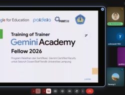Unila Dorong Literasi AI Sivitas Akademika Melalui Gemini Academy for Higher Education